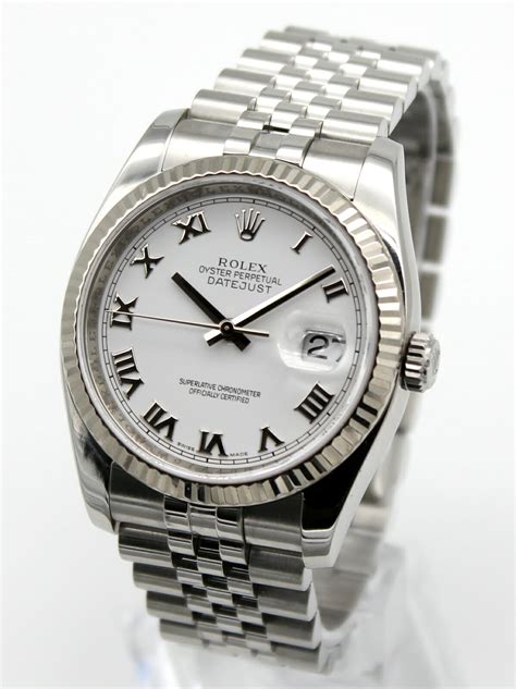 steel rolex datejust 36|rolex datejust 36mm white dial.